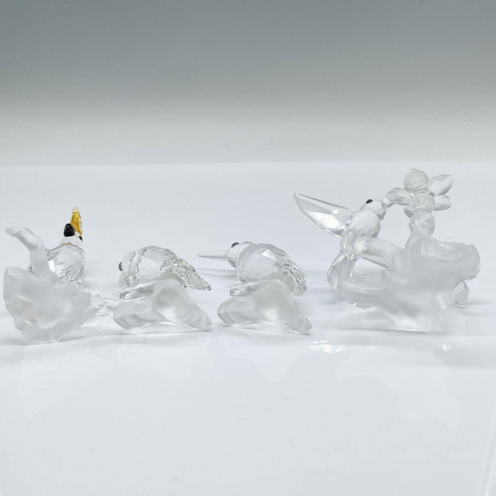 4pc Swarovski Crystal Bird Figurines - Image 3 of 3