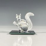Swarovski Crystal Figurine and Base, SCS Squirrel