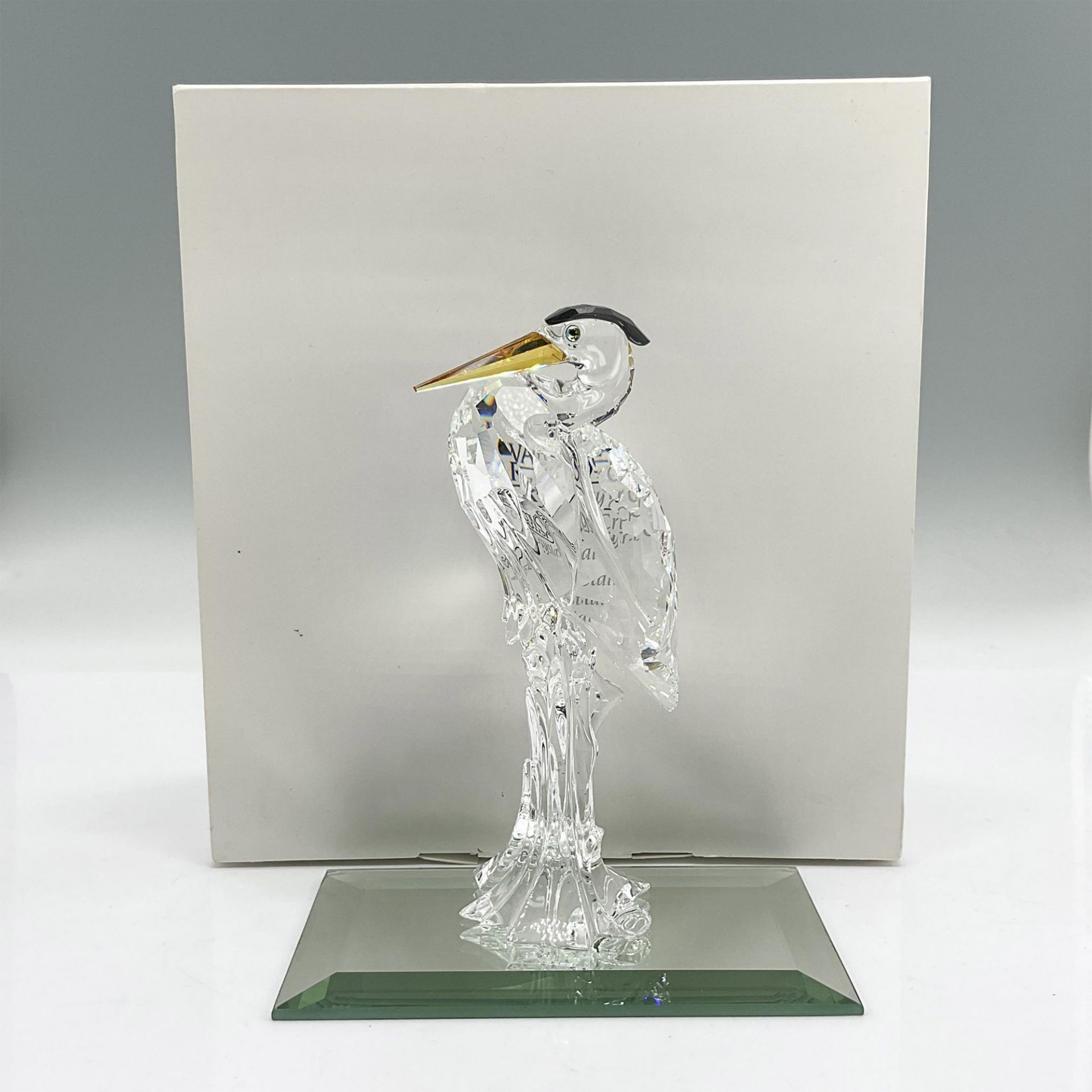 Swarovski Silver Crystal Figurine, Silver Heron - Bild 4 aus 4