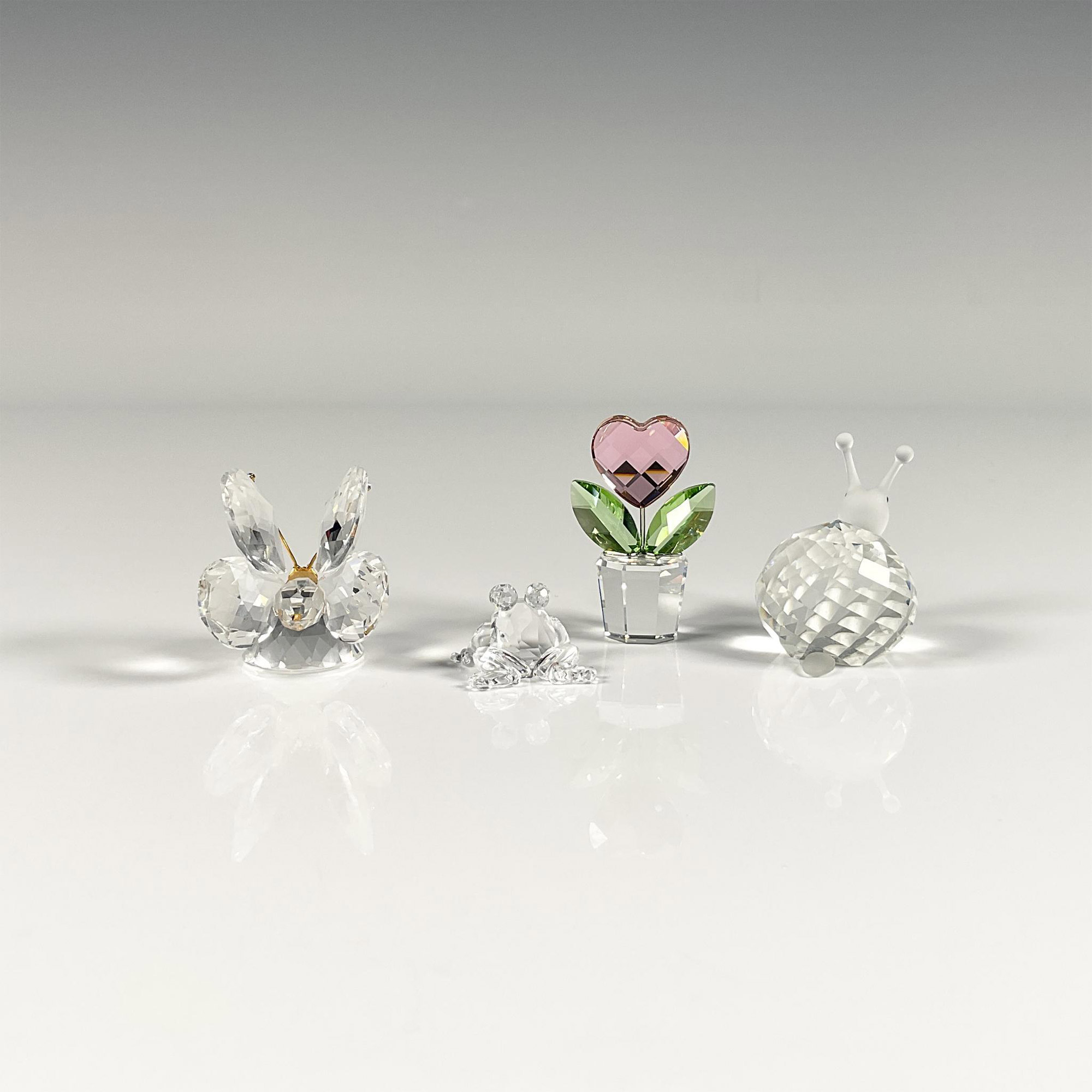 4pc Swarovski Crystal Assorted Figurines - Image 2 of 3