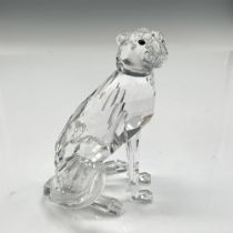 Swarovski Silver Crystal Figurine, Cheetah