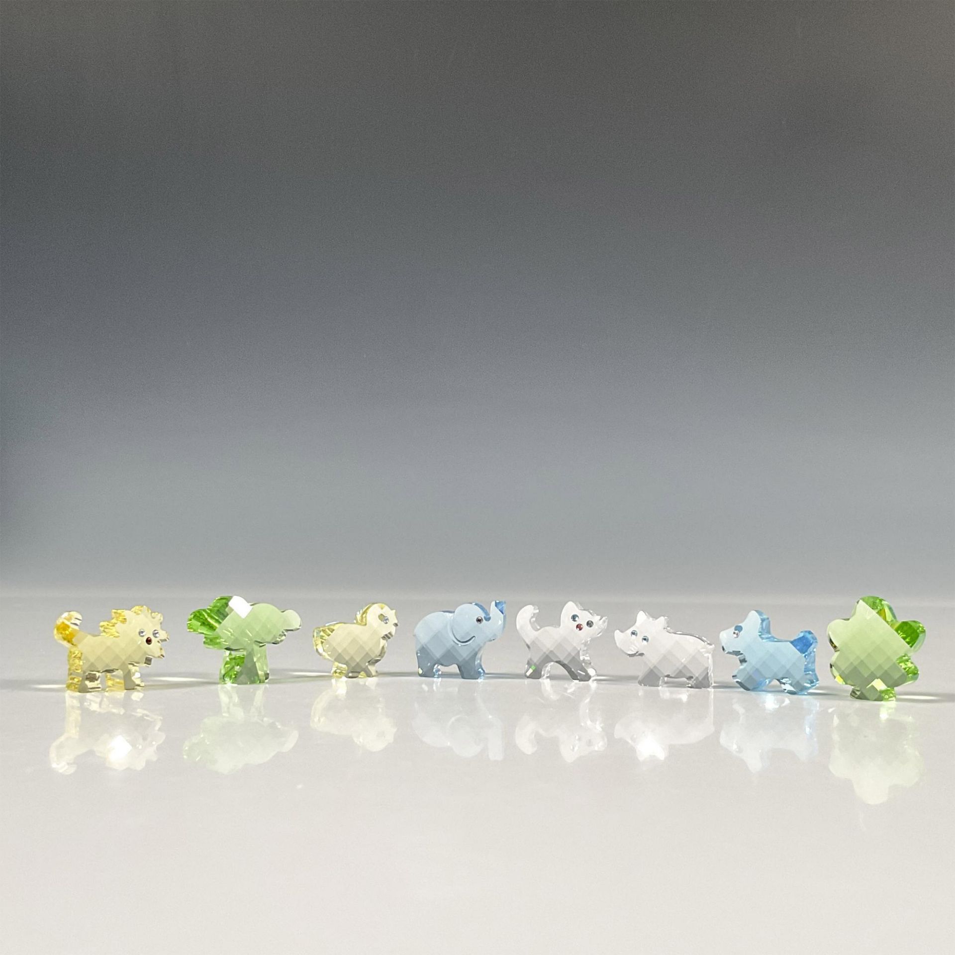 8pc Swarovski Crystal Mini Figurines Set