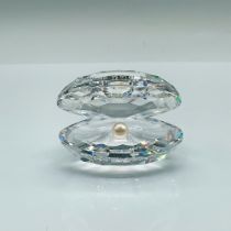 Swarovski Crystal Figurine, Shell With Pearl