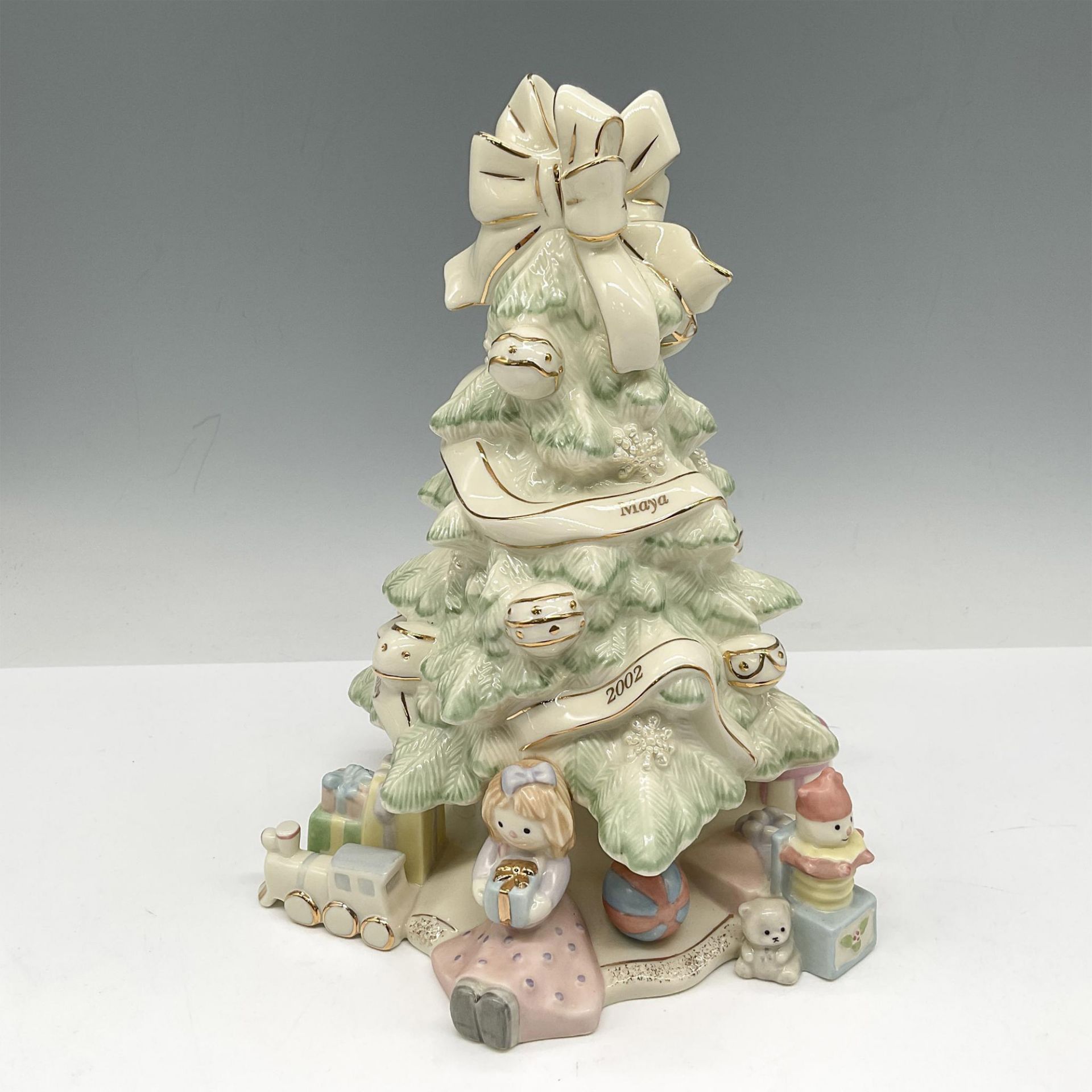 Lenox Bone China Tabletop Christmas Tree - Image 3 of 4