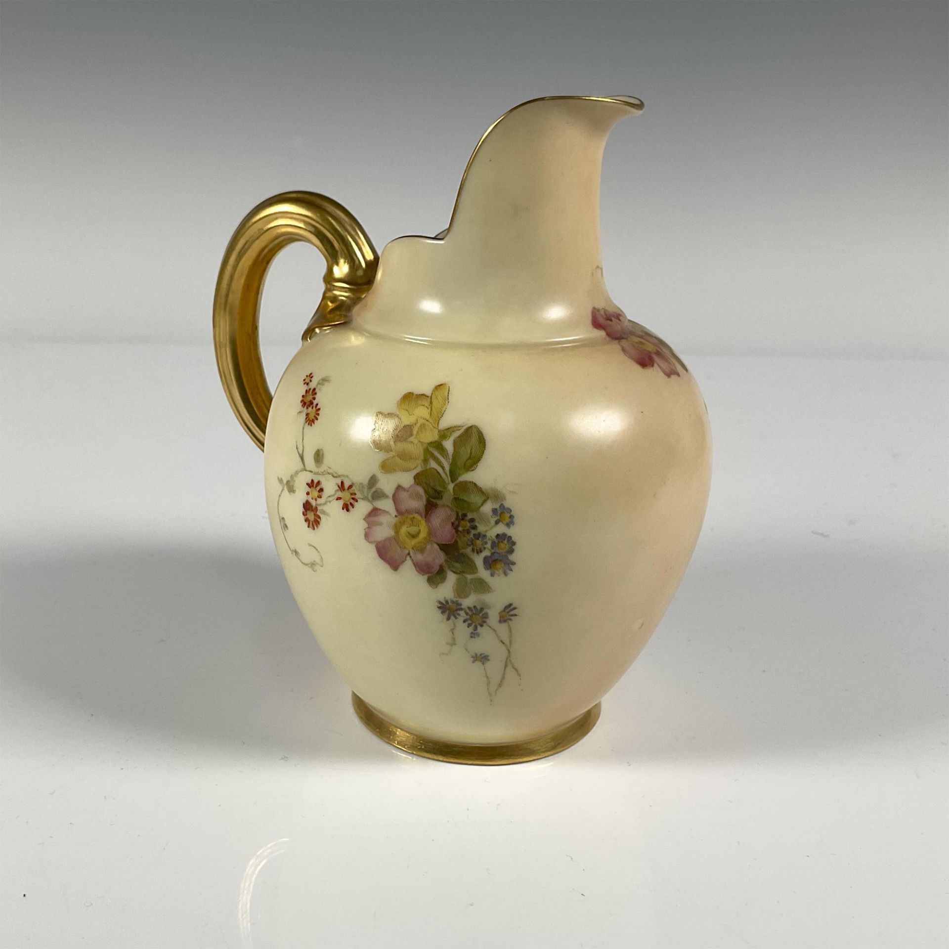 Royal Worcester Porcelain Art Nouveau Pitcher Jug - Image 2 of 3