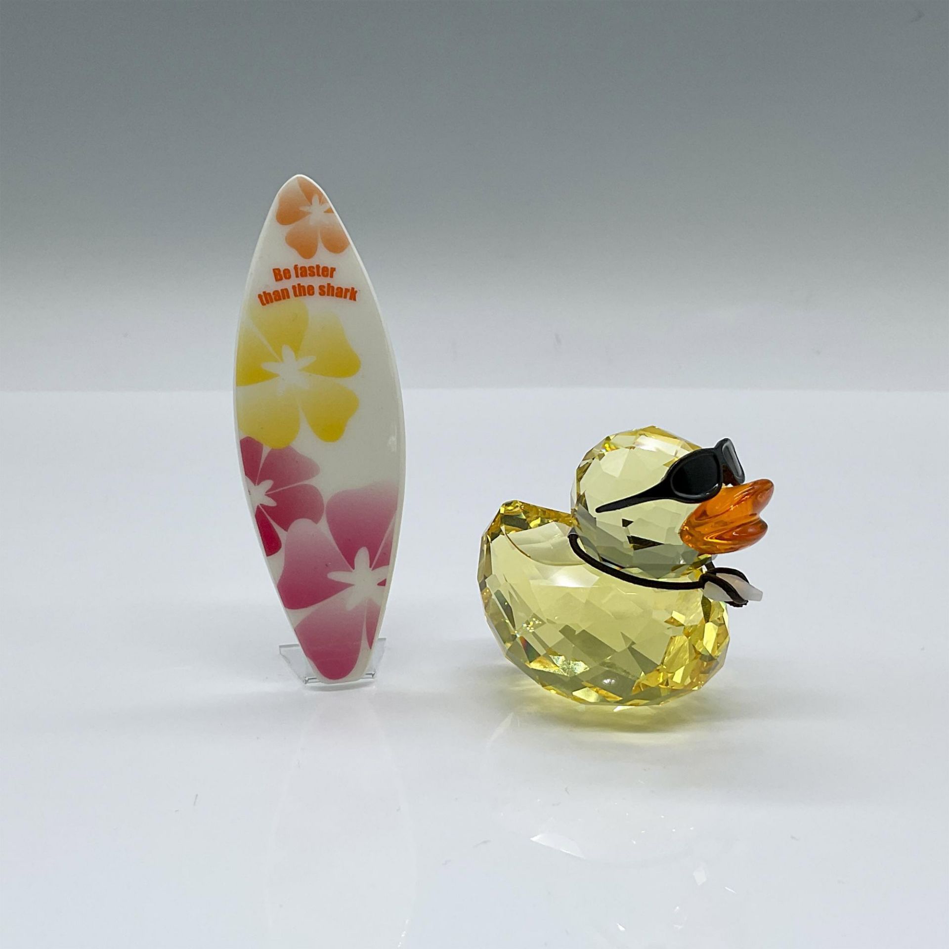 Swarovski Crystal Figurine, Happy Duck - Sunny Steve - Bild 2 aus 3