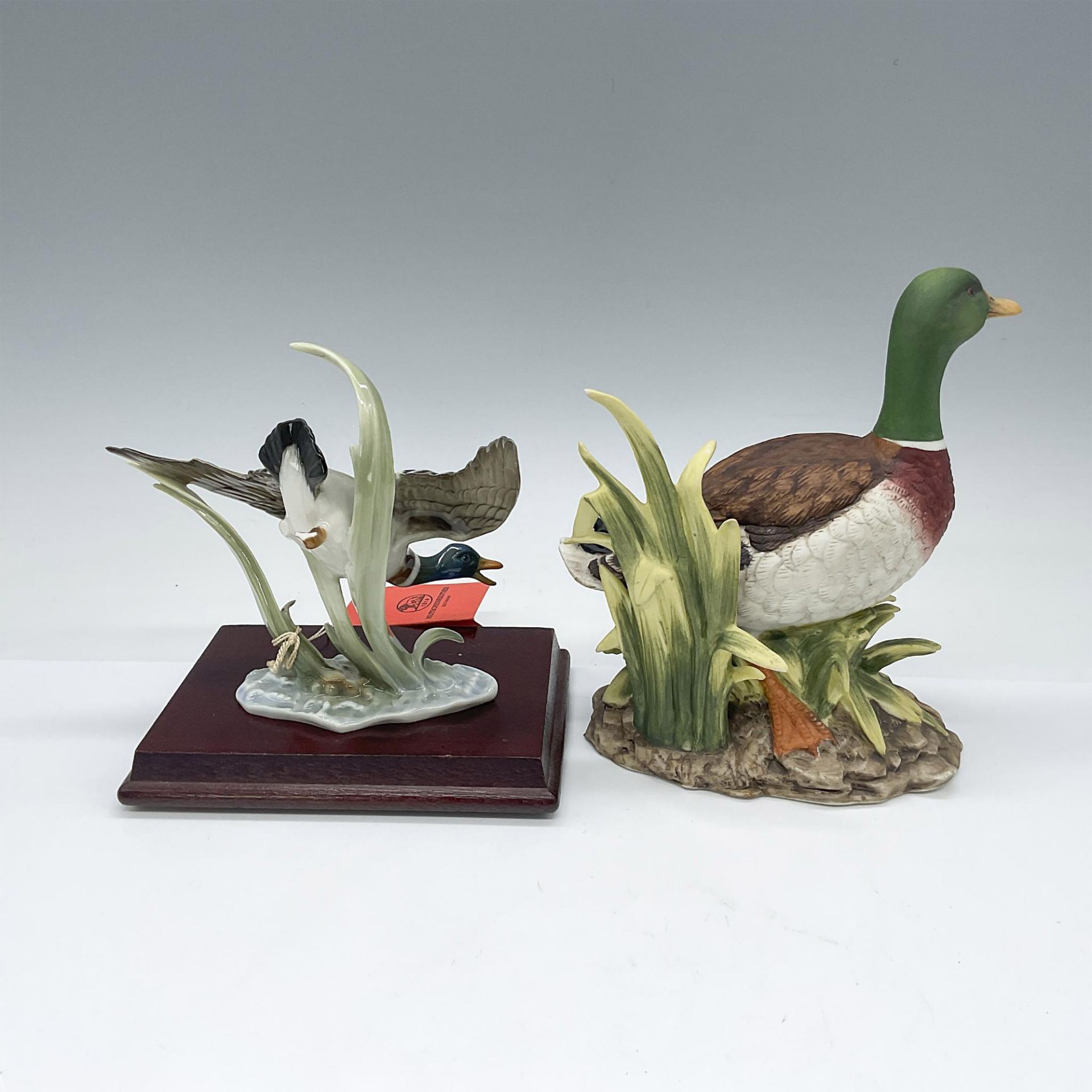 Pair of Ceramic Duck Figurines, Audubon and Hutschenreuther - Bild 2 aus 3