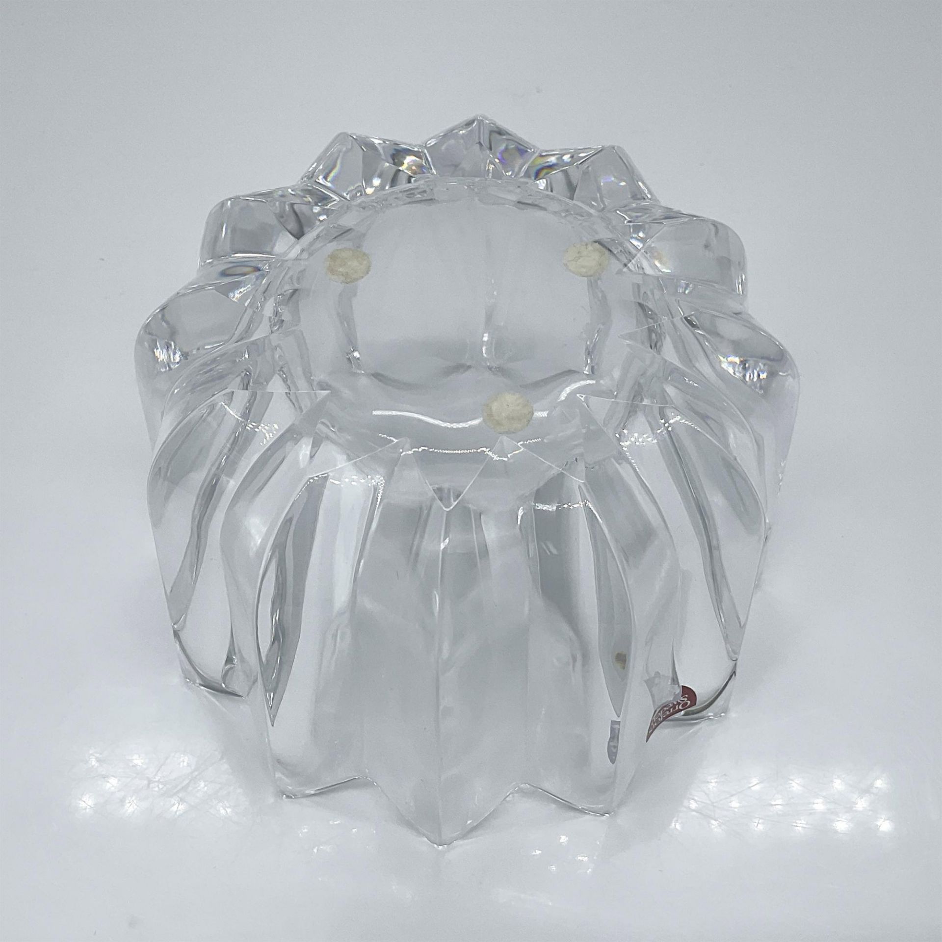Orrefors Crystal Bowl, Fleur Pattern - Image 3 of 3