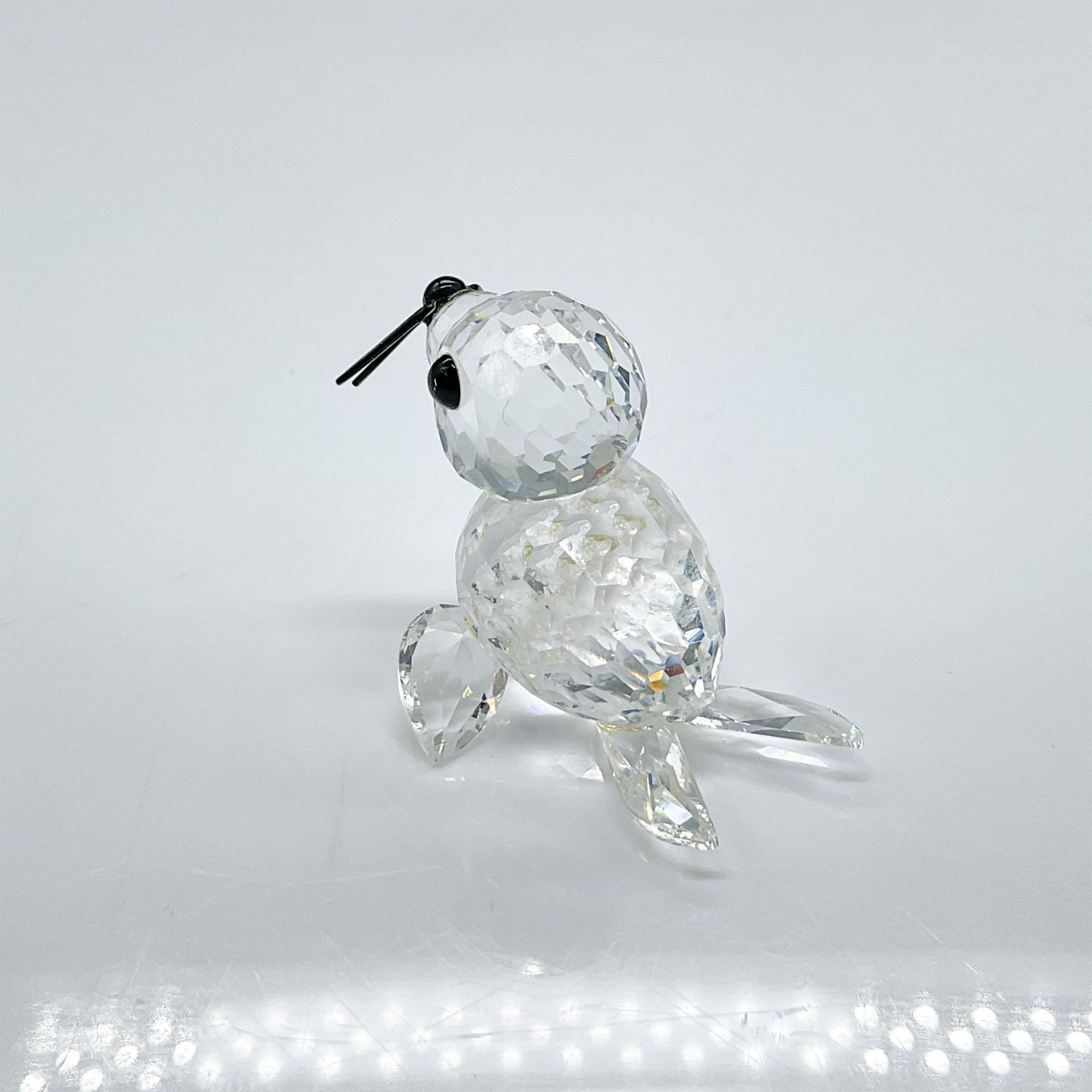 Swarovski Silver Crystal Figurine, Seal - Image 3 of 4