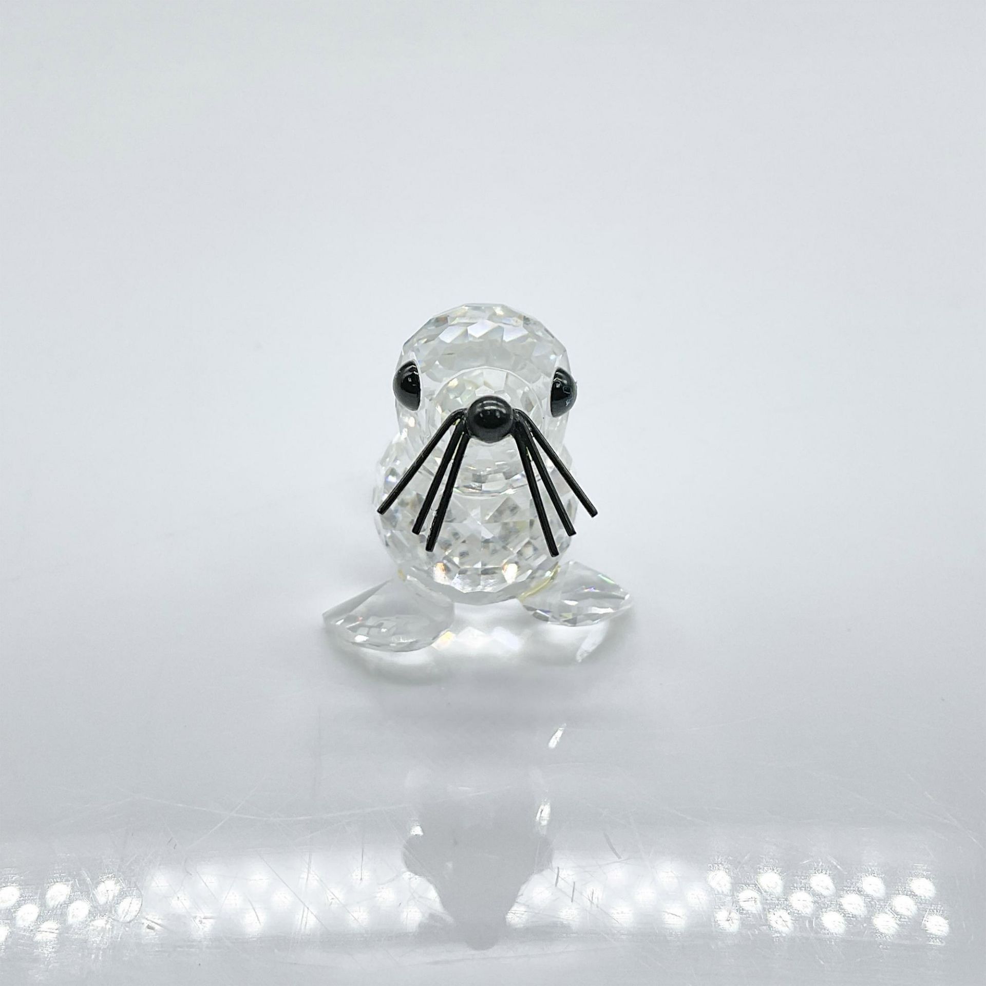 Swarovski Silver Crystal Figurine, Seal - Image 2 of 4