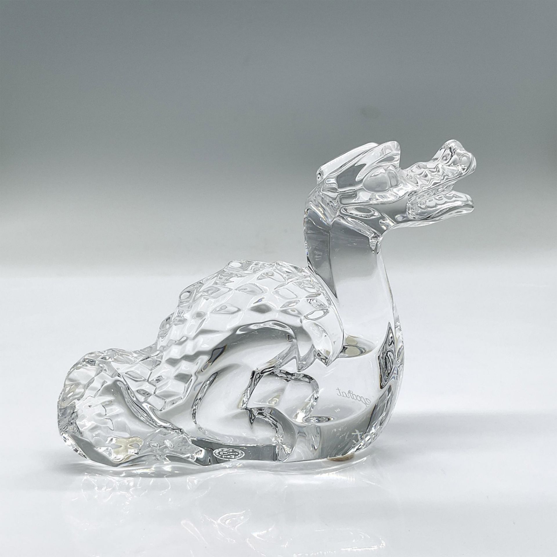 Baccarat Crystal Figurine, Dragon - Image 2 of 4