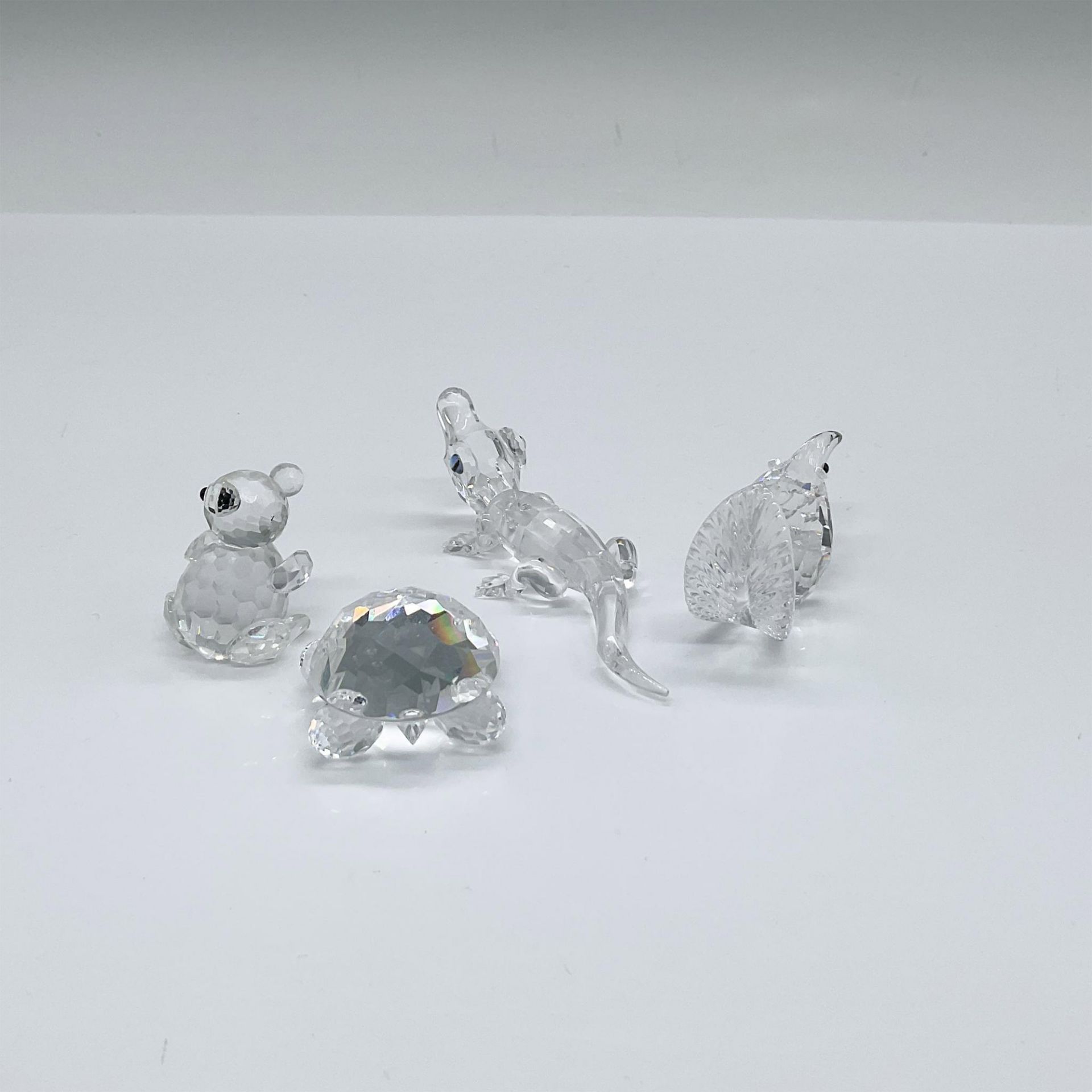 4pc Swarovski Crystal Endangered Species Figurines - Bild 2 aus 3