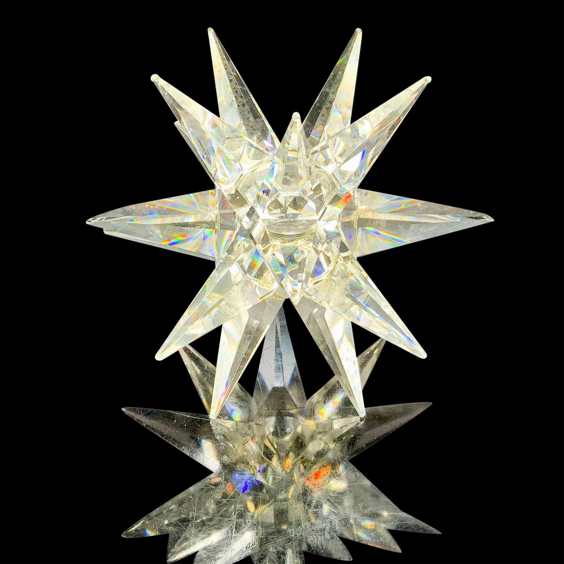 Swarovski Silver Crystal Star Candle Holder - Bild 3 aus 5