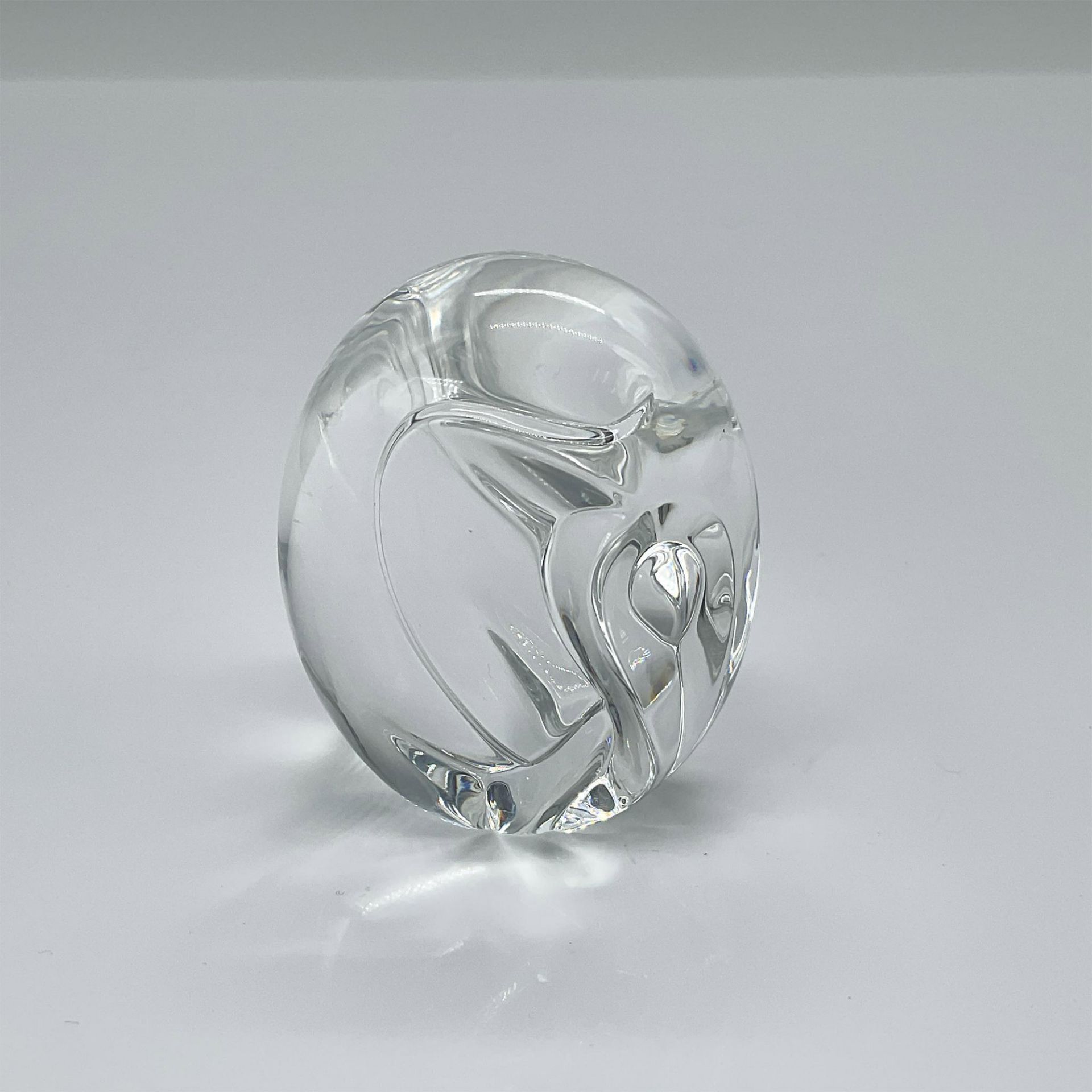 Steuben Glass Crystal Modernist Elephant Hand Cooler - Image 2 of 3