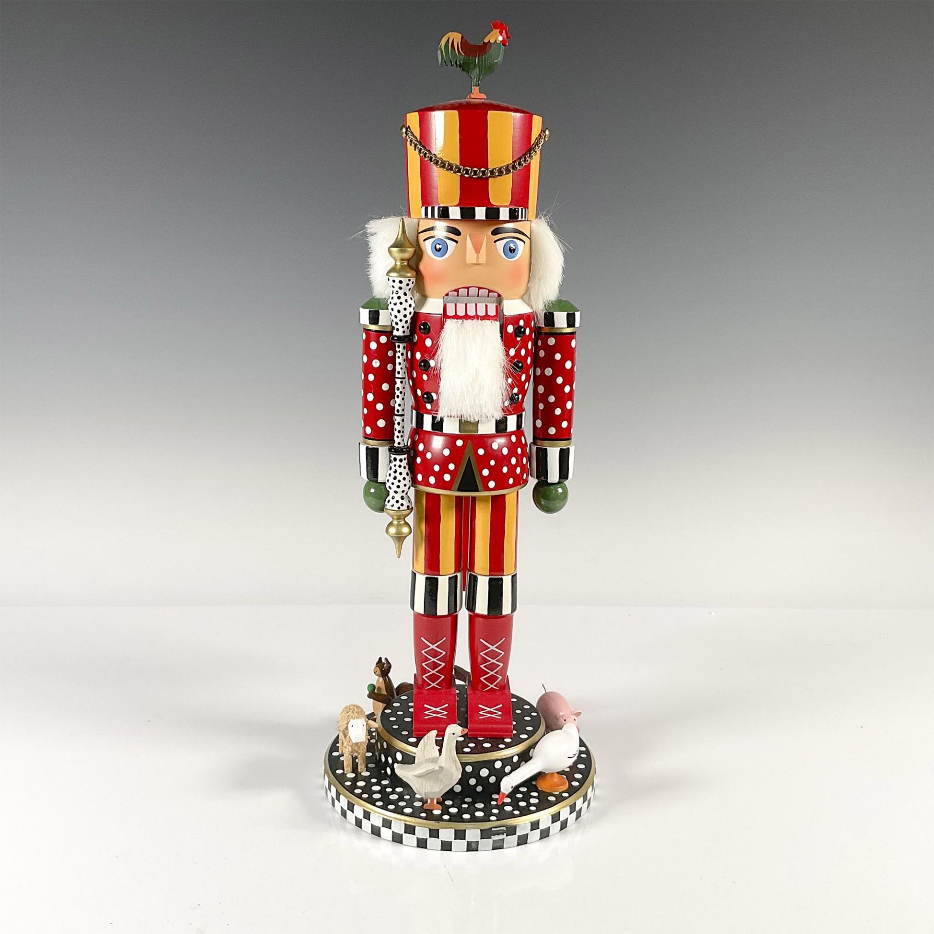 Mackenzie Childs Wooden Nutcracker, The Soldier