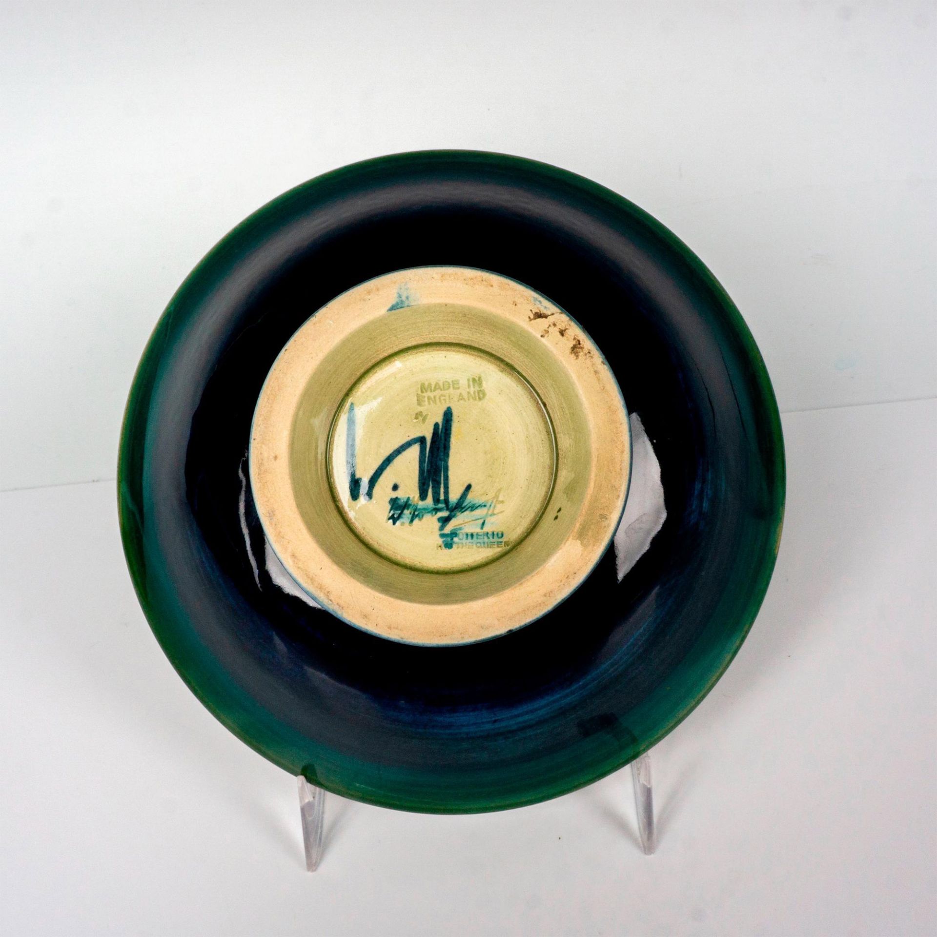 William Moorcroft Pottery Anemone Bowl - Bild 2 aus 3