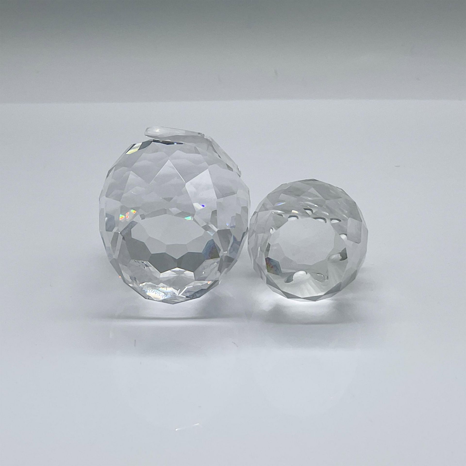 2pc Swarovski Crystal Figurines, Large and Small Owl - Image 3 of 3