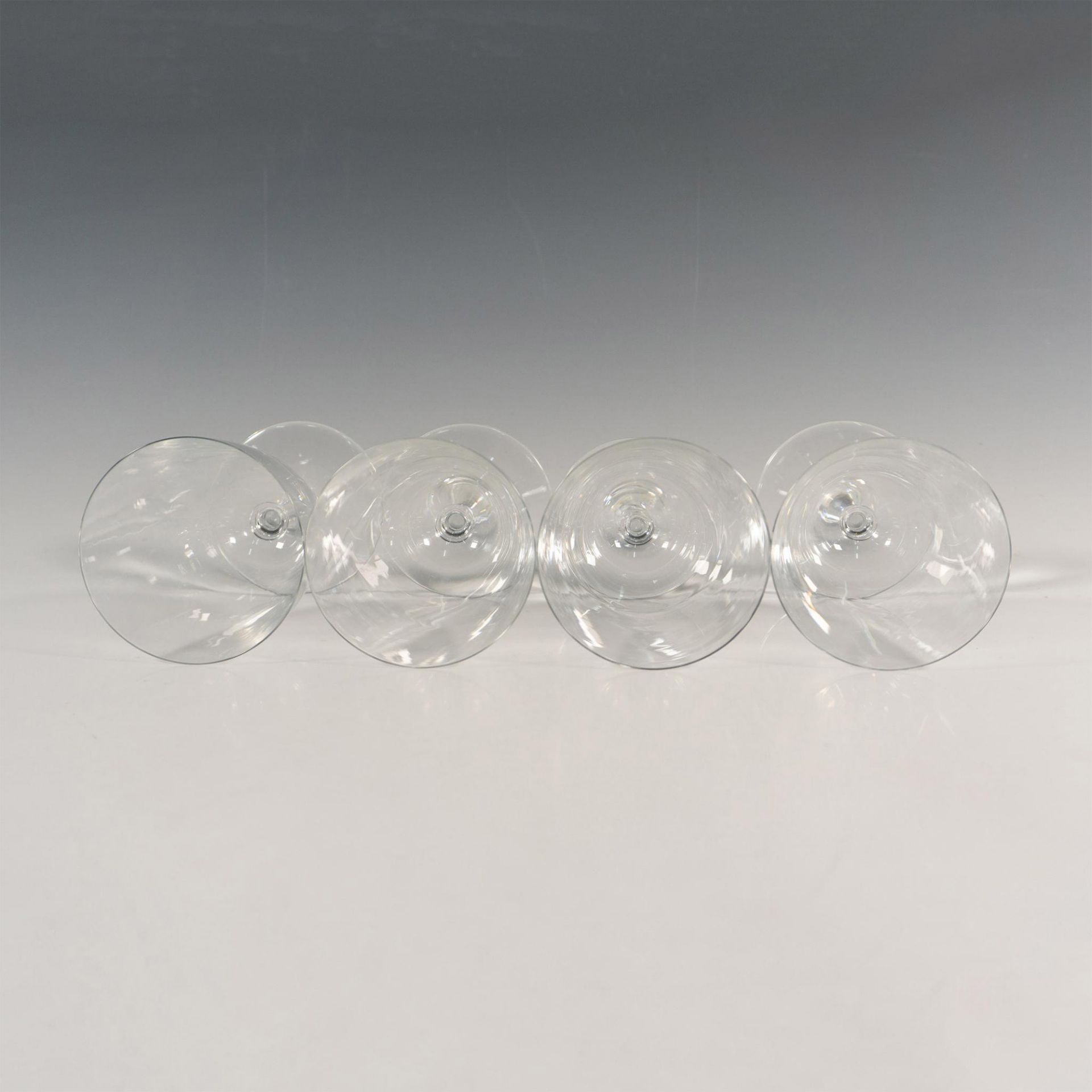 4pc Baccarat Crystal Water Goblet Glasses - Bild 3 aus 3