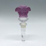 Rosenthal Versace Medusa Head Bottle Stopper, Purple