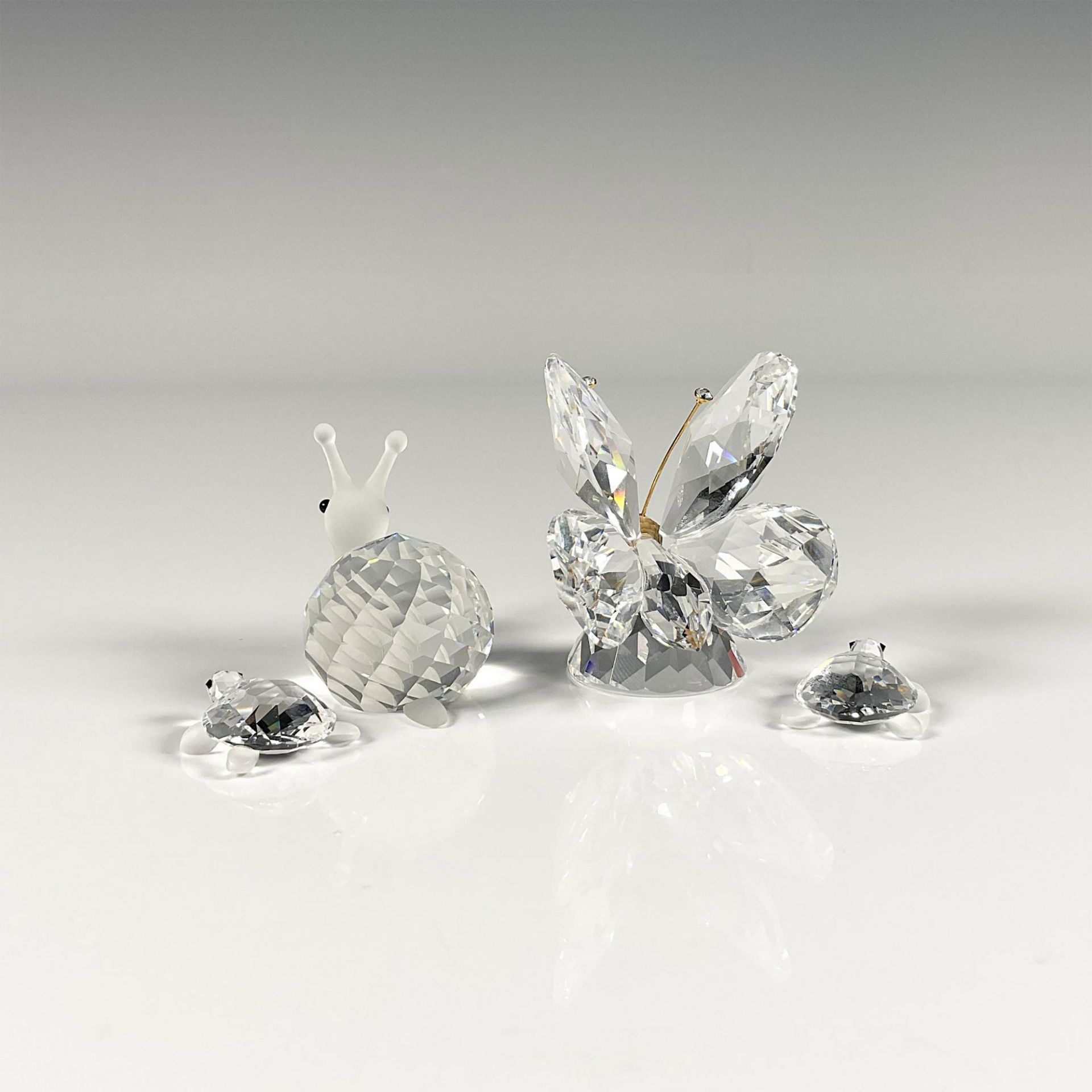 4pc Swarovski Crystal Animal Figurines - Bild 2 aus 3
