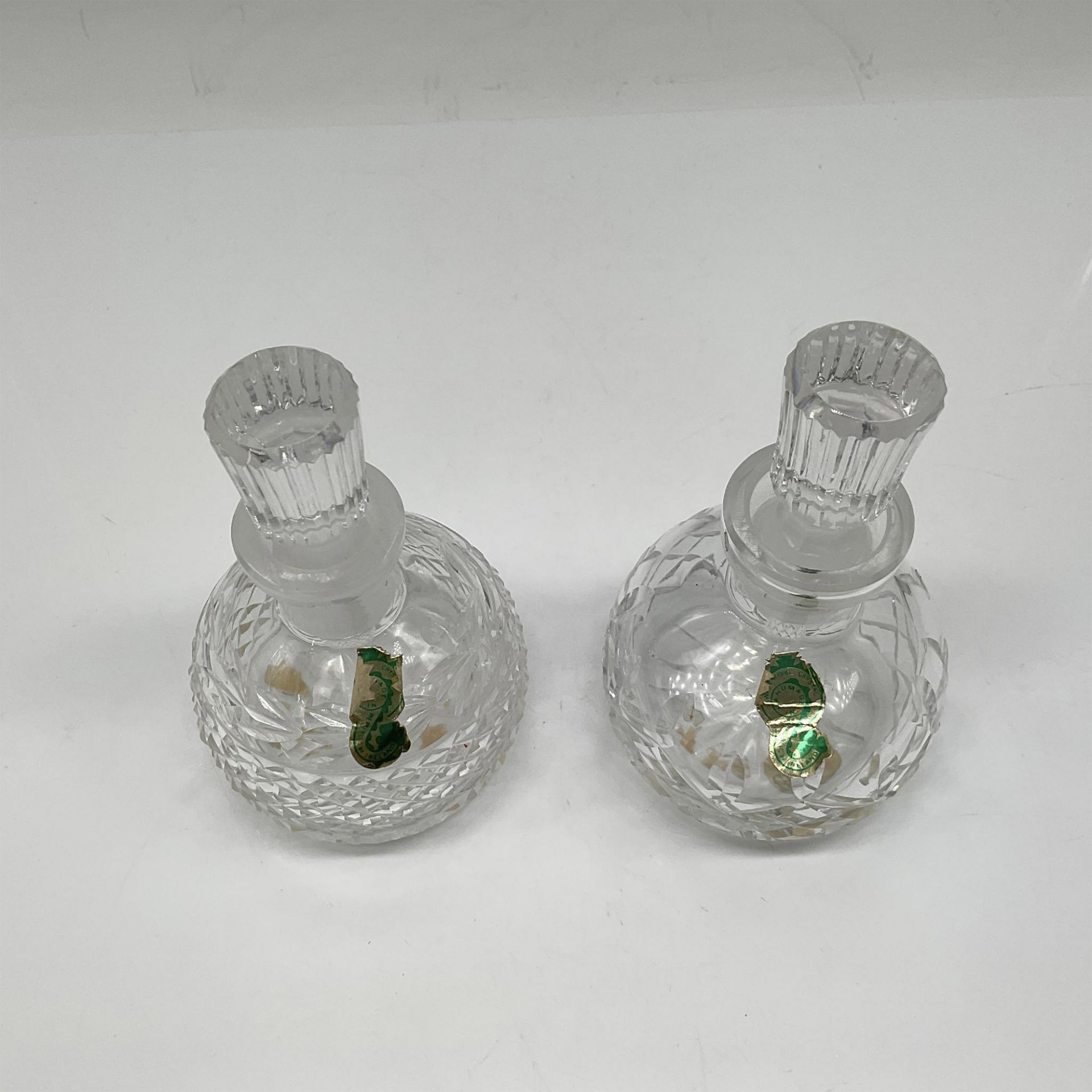 2pc Waterford Crystal Scent Bottles - Bild 2 aus 3