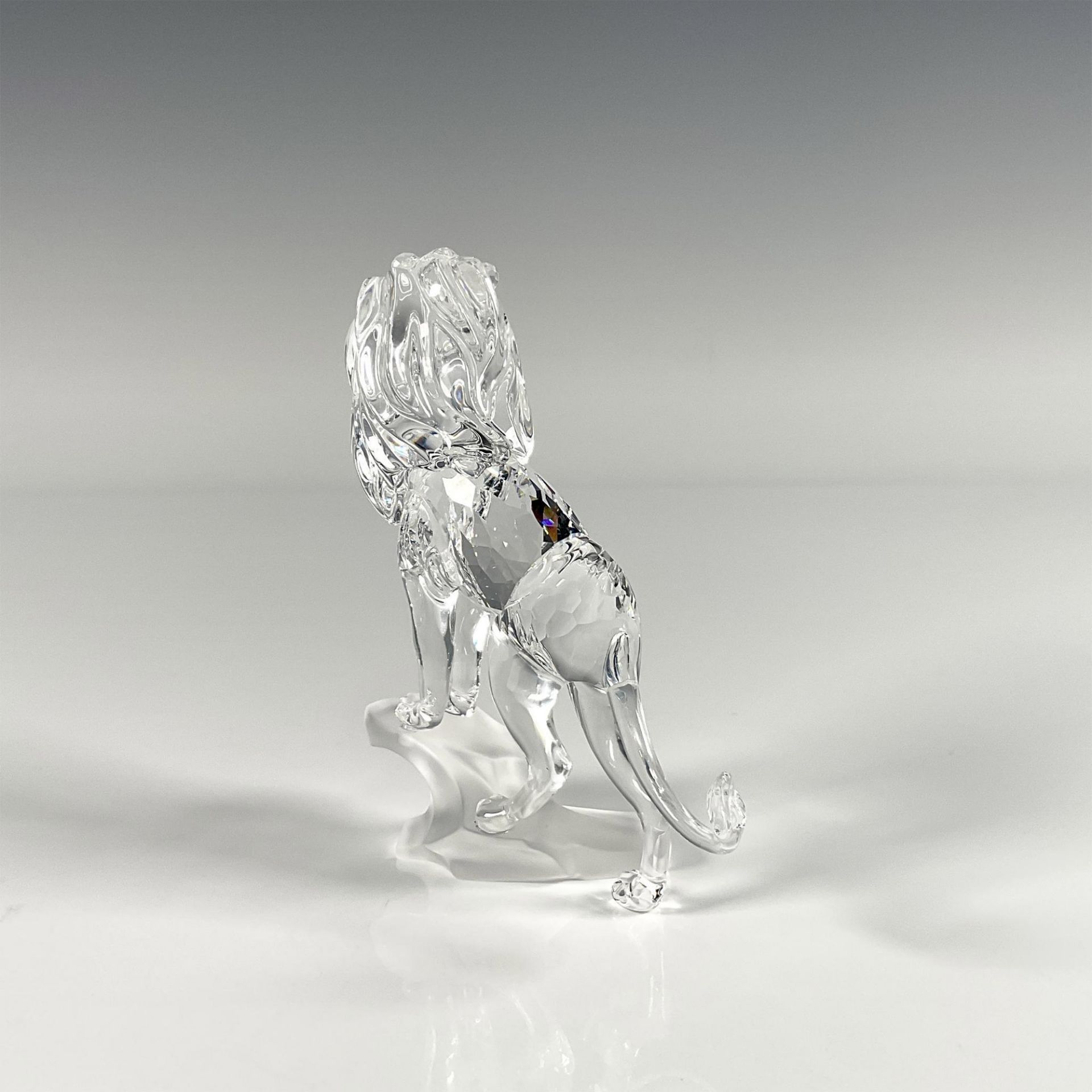 Swarovski Crystal Figurine, Lion Standing on Rock - Bild 2 aus 3