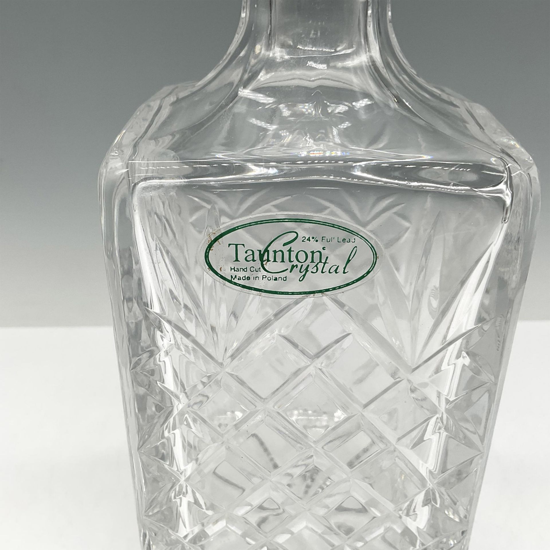 Taunton Crystal Decanter with Stopper - Image 3 of 3