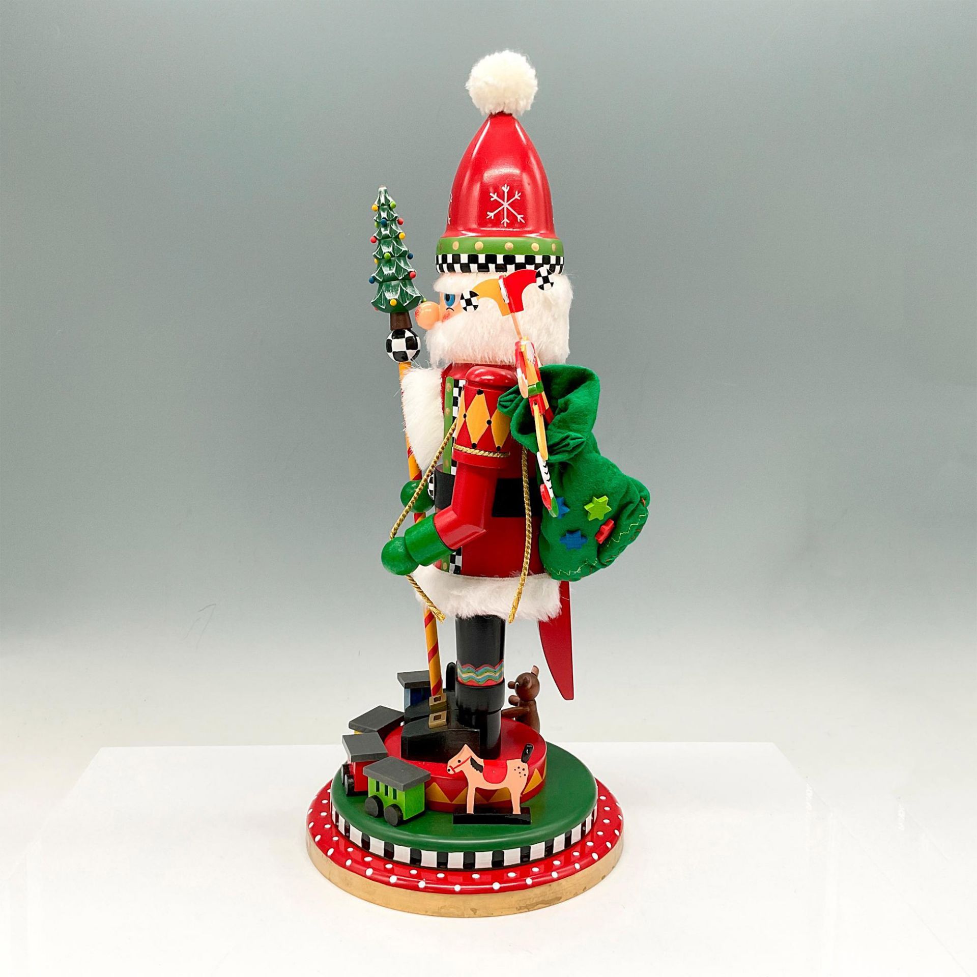 Steinbach Nutcracker Doll, MacKenzie-Childs Santa - Image 2 of 5