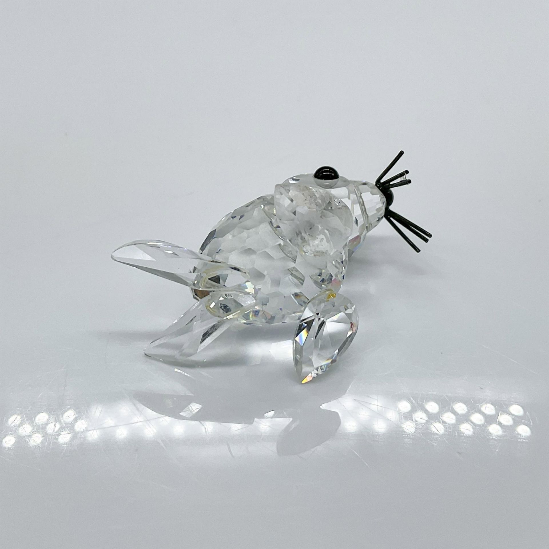Swarovski Silver Crystal Figurine, Seal - Image 4 of 4