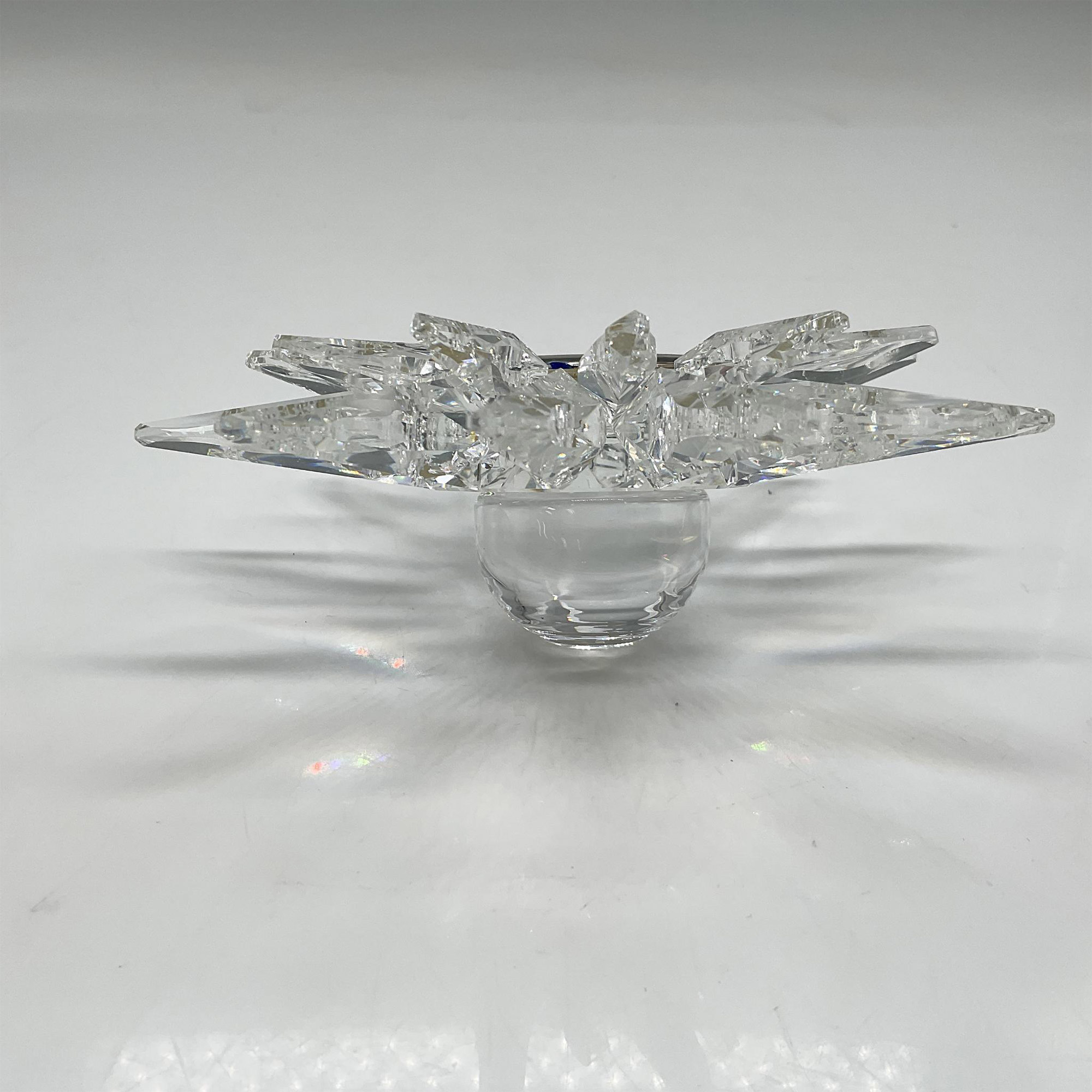 Swarovski Silver Crystal Solaris Table Clock - Image 2 of 4