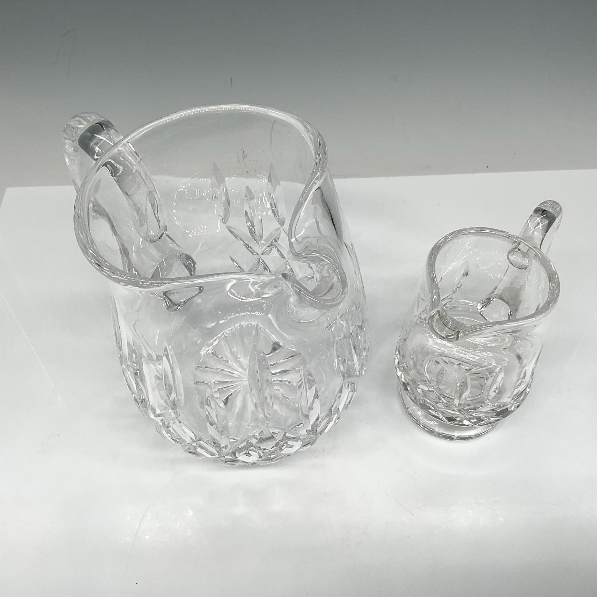 2pc Waterford Crystal Pitcher and Cream Jug - Image 2 of 3