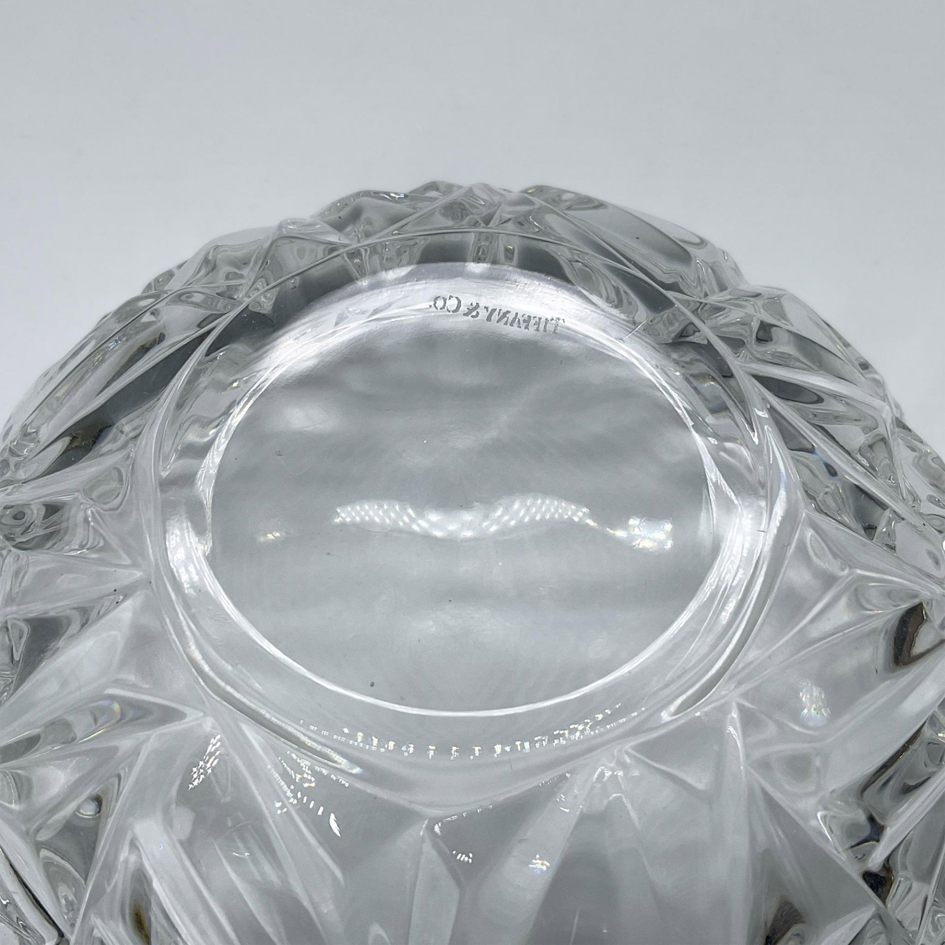 Tiffany and Co, Rock Cut Crystal Bowl - Image 4 of 4