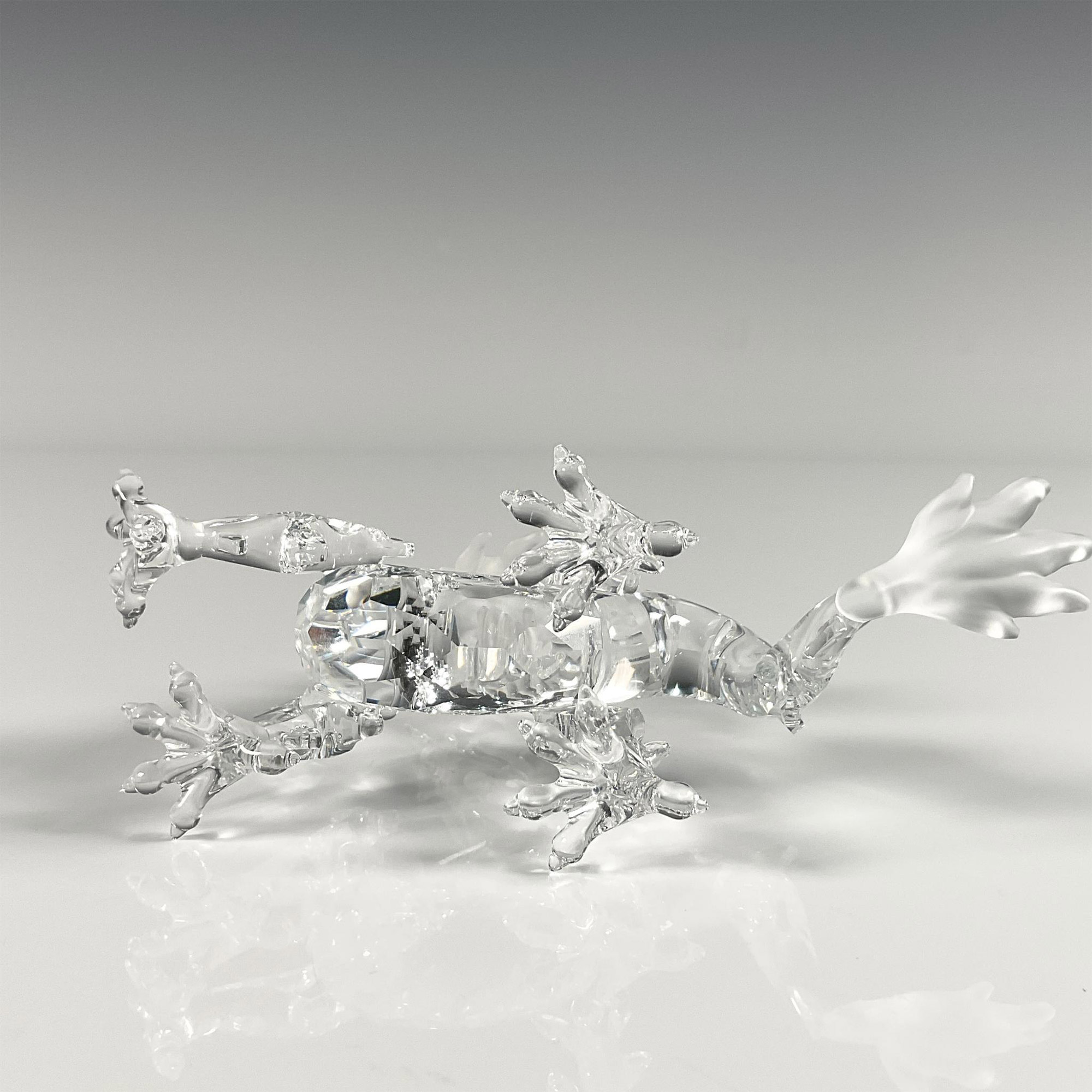 2pc Swarovski Crystal Figurine, Dragon with Stand - Image 4 of 4