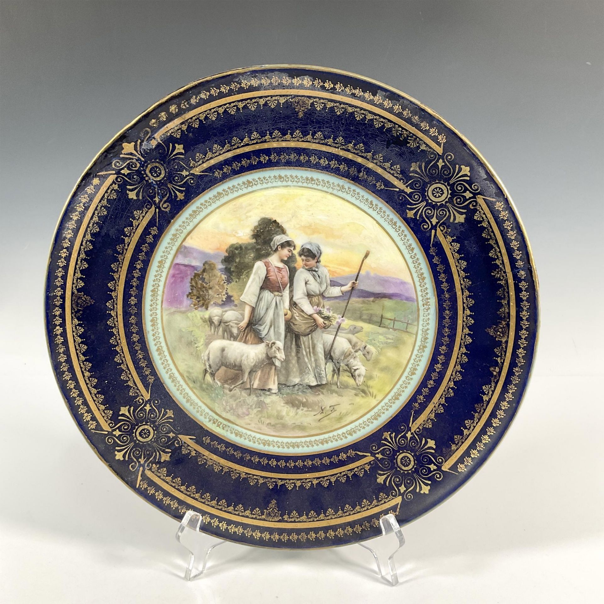 Royal Vienna Porcelain Scenic Plate