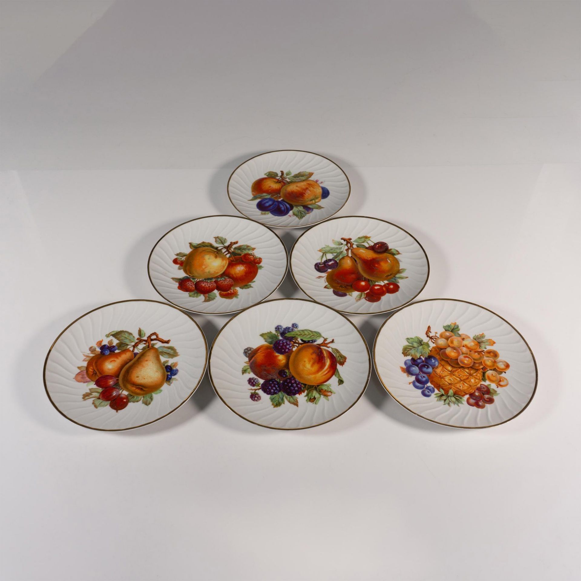 6pc Old Nuremburg China Plates - Image 3 of 3