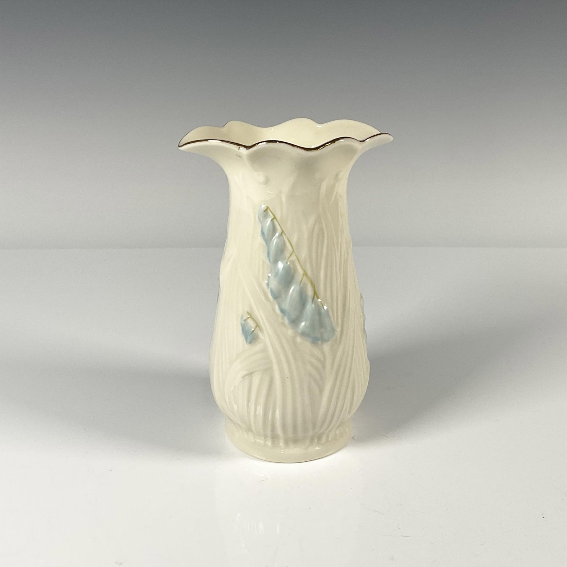 Belleek Porcelain Vase, Bluebells