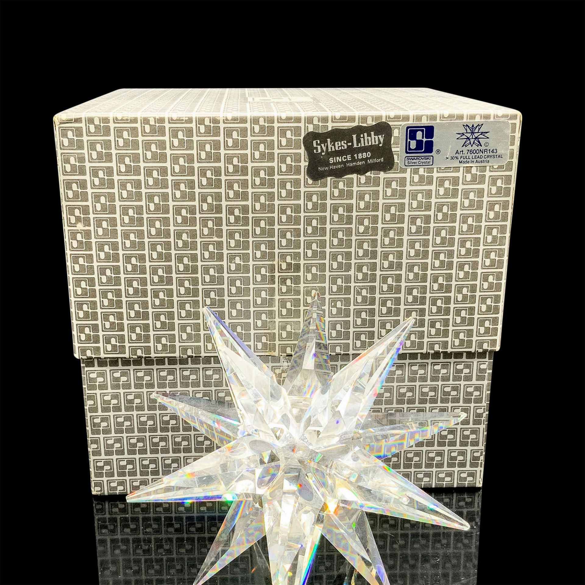 Swarovski Silver Crystal Star Candle Holder - Bild 4 aus 4