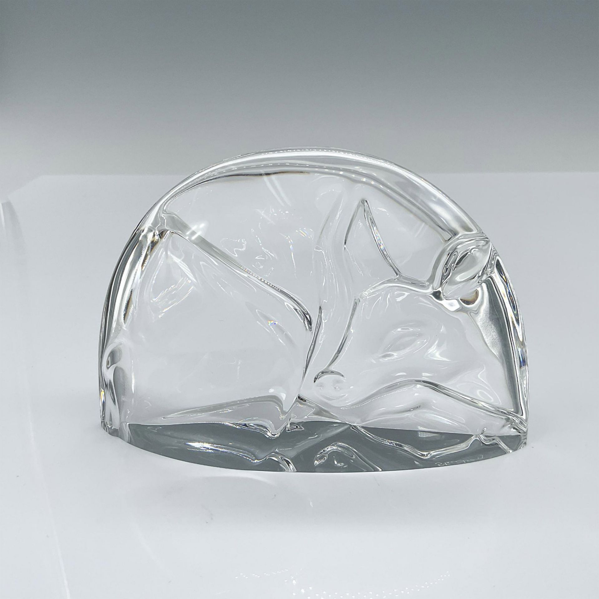 Steuben Glass Animal Paperweight, Deer/Fawn - Image 2 of 3