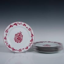 6pc Limoges Plates, Confrerie des Chevaliers du Tastevin