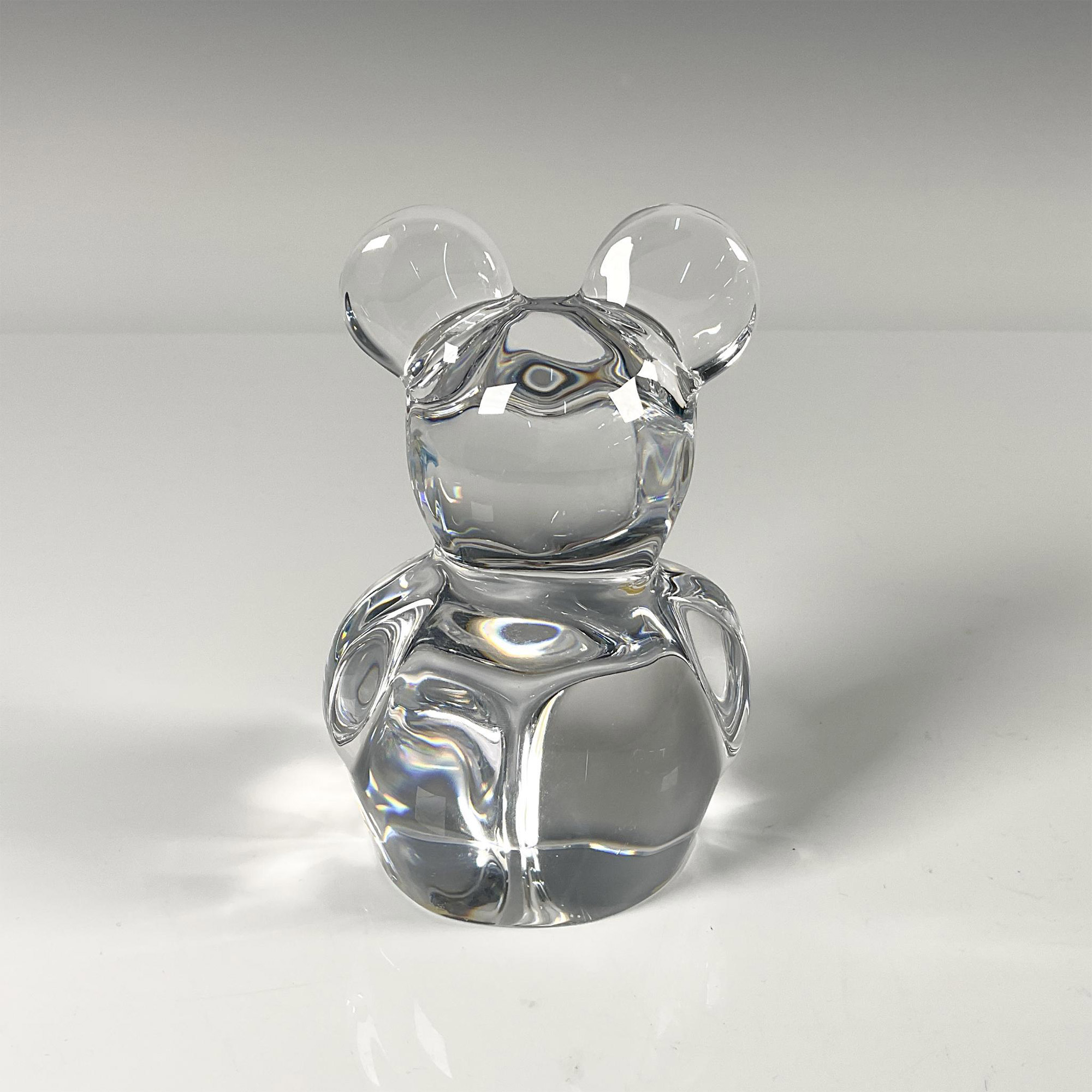 Orrefors Crystal Figurine, Sitting Bear - Image 2 of 4