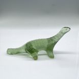 Lalique Crystal Figurine, Green Salamander
