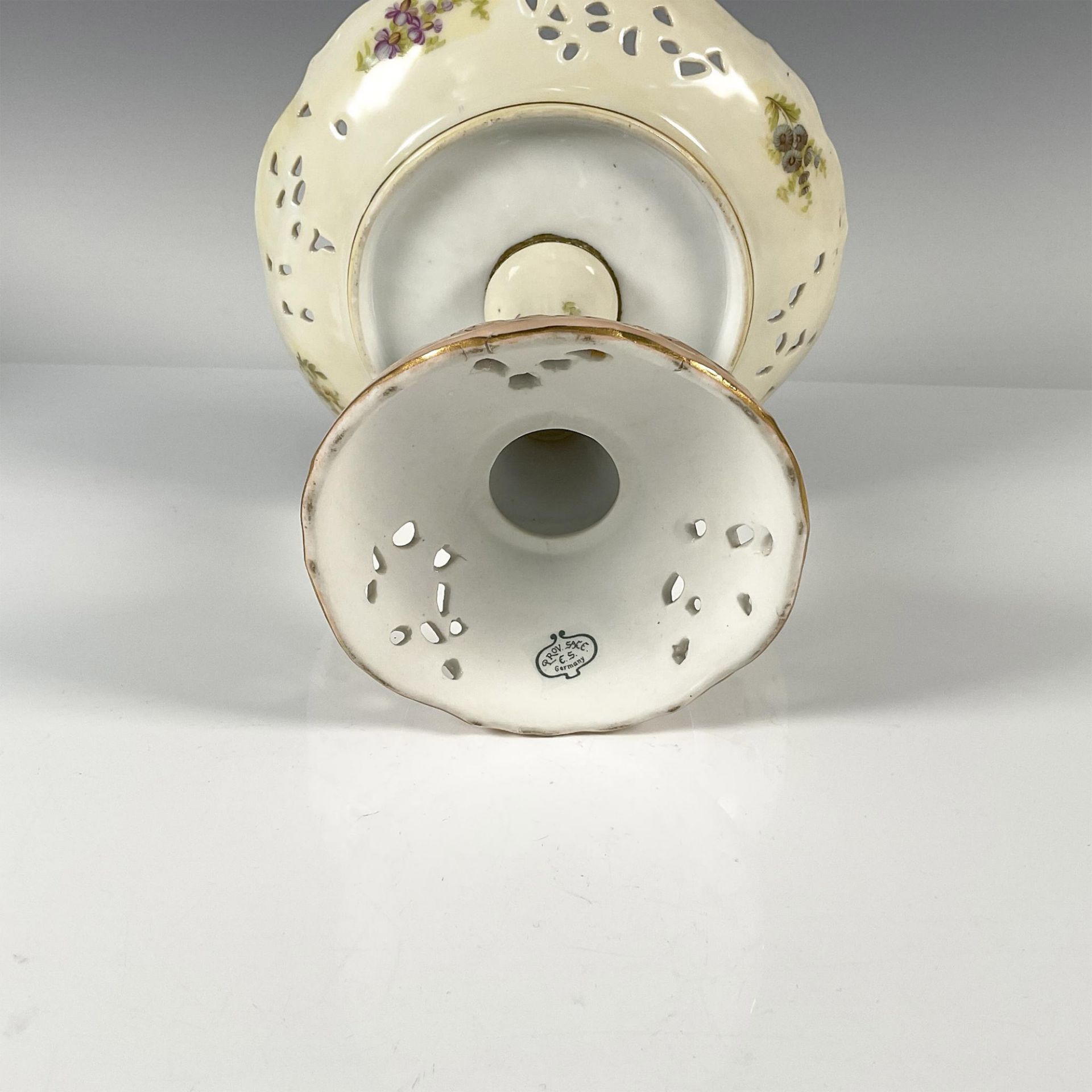 Erdmann Schlegelmilch German Porcelain Compote - Bild 3 aus 3
