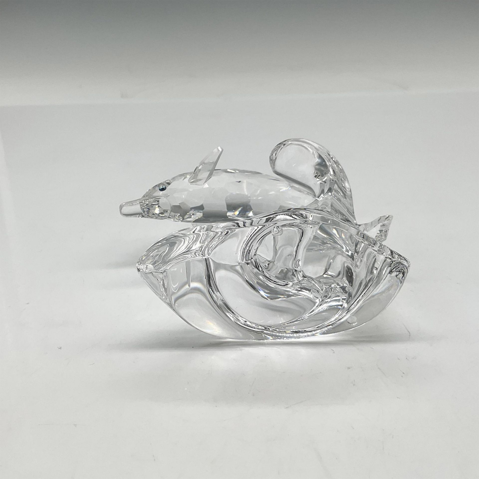 Swarovski Crystal Figurine, Dolphin on a Wave - Bild 3 aus 3