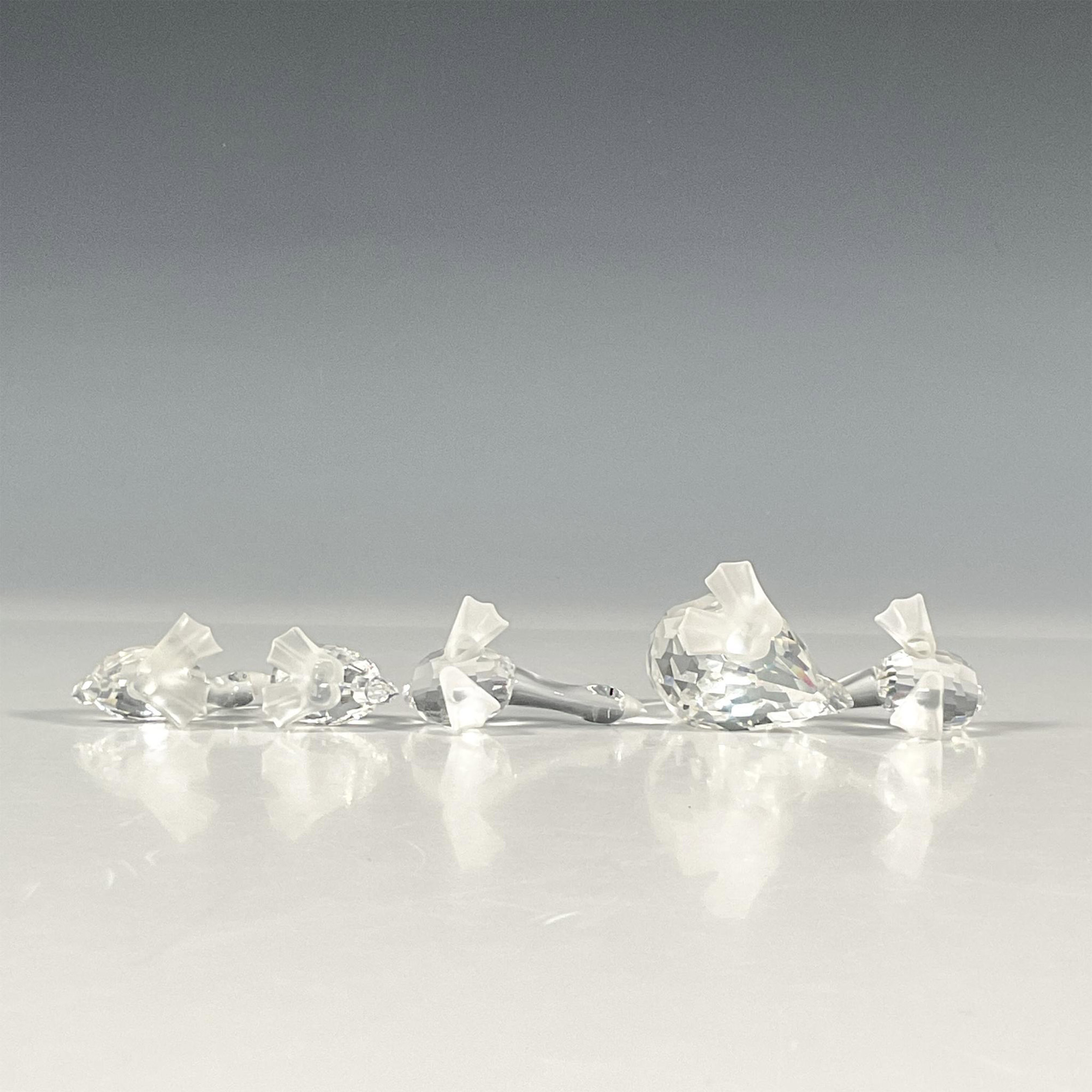 5pc Swarovski Crystal Goose Figurines - Image 5 of 5