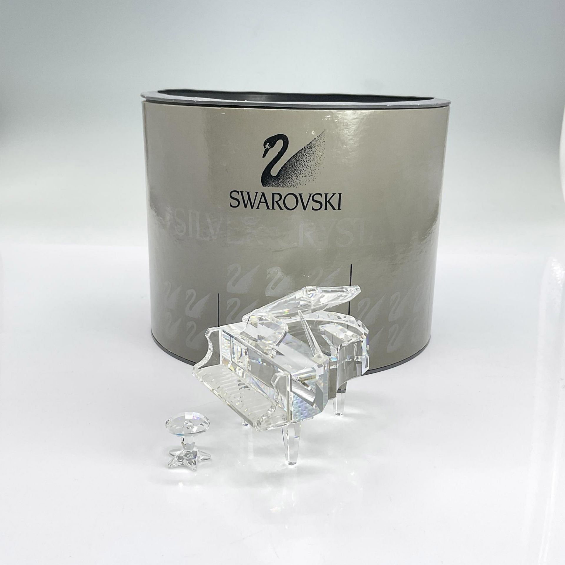 Swarovski Crystal Figurine, Grand Piano With Stool - Bild 5 aus 5