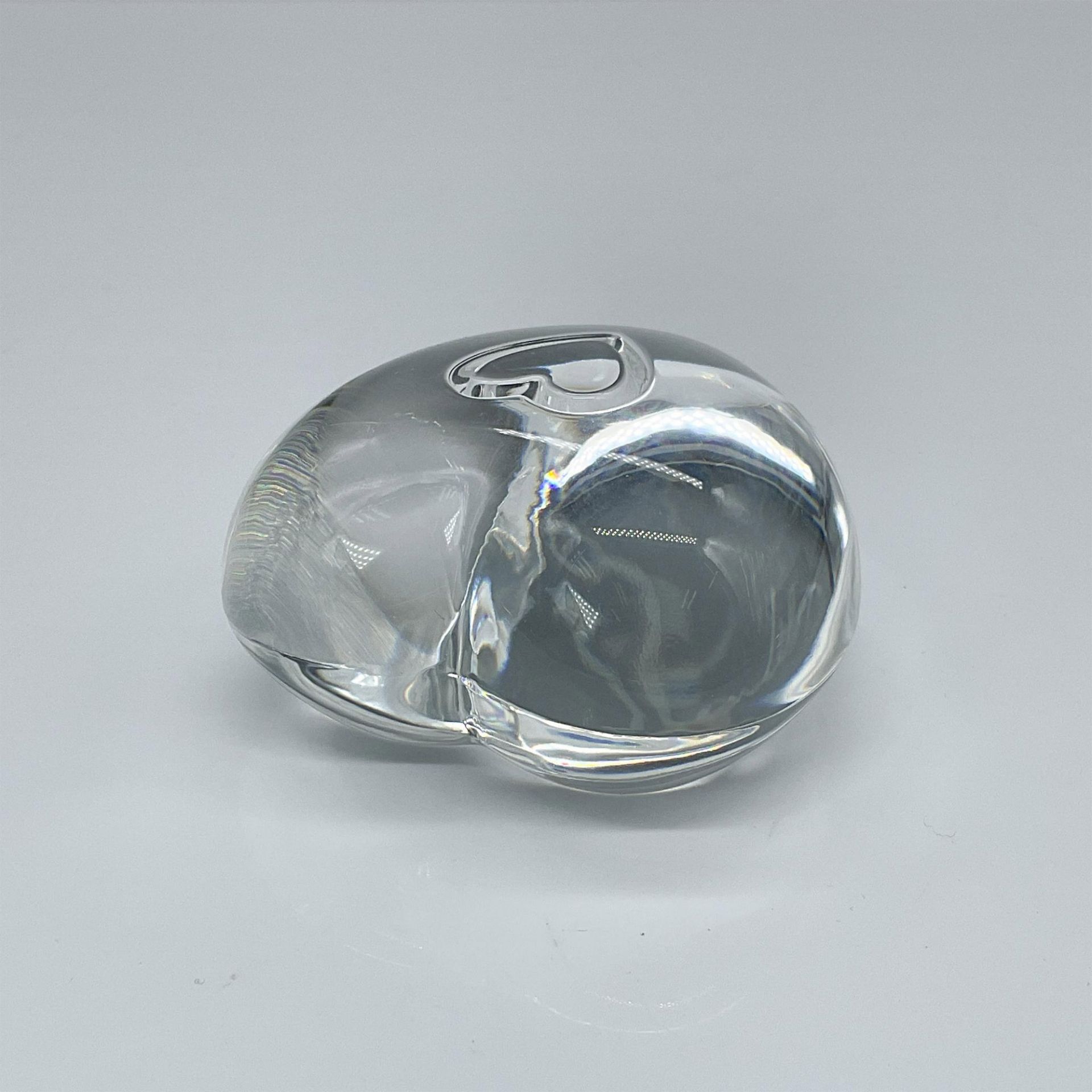 Steuben Glass Crystal Hand Cooler/Paperweight, Heart Throb - Bild 2 aus 3