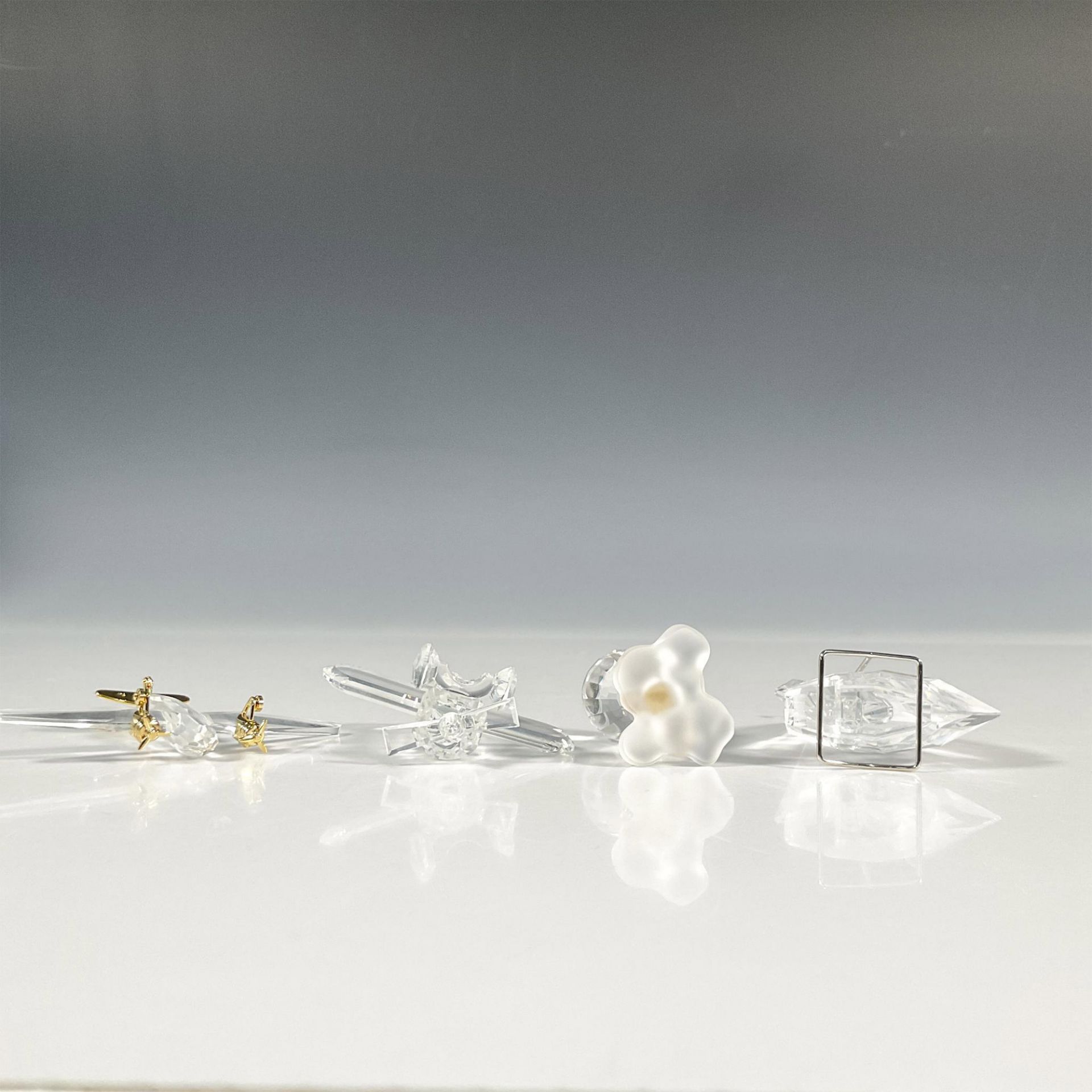 4pc Swarovski Crystal Figurines - Image 4 of 4