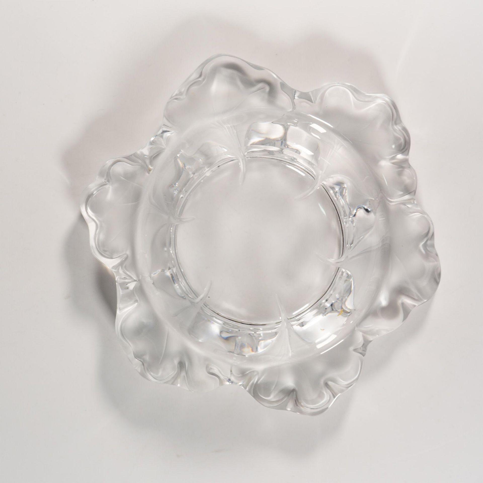 Lalique Crystal Bowl, Capucines or Nasturtium Pattern - Bild 4 aus 4