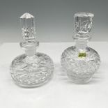 2pc Waterford Crystal Scent Bottles