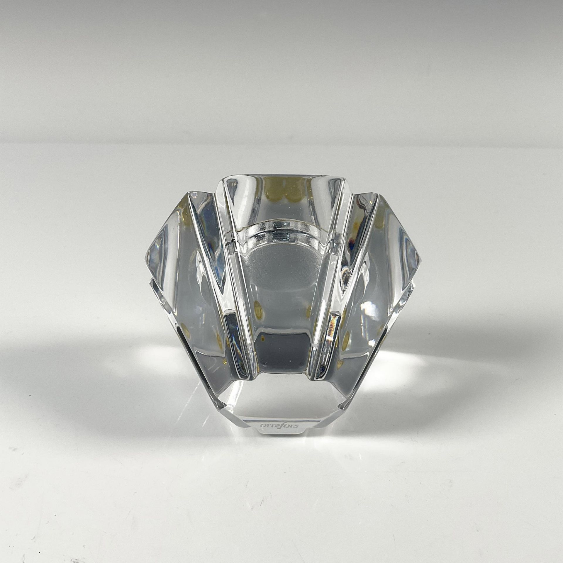 Orrefors Crystal Desk Clock - Image 2 of 3